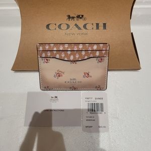 Brand new coach card holder